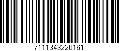 Código de barras (EAN, GTIN, SKU, ISBN): '7111343220161'
