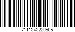 Código de barras (EAN, GTIN, SKU, ISBN): '7111343220505'