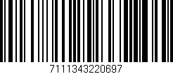 Código de barras (EAN, GTIN, SKU, ISBN): '7111343220697'
