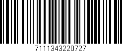Código de barras (EAN, GTIN, SKU, ISBN): '7111343220727'