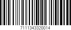 Código de barras (EAN, GTIN, SKU, ISBN): '7111343320014'