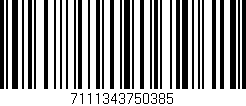 Código de barras (EAN, GTIN, SKU, ISBN): '7111343750385'