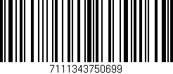 Código de barras (EAN, GTIN, SKU, ISBN): '7111343750699'