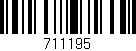 Código de barras (EAN, GTIN, SKU, ISBN): '711195'