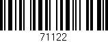 Código de barras (EAN, GTIN, SKU, ISBN): '71122'