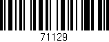 Código de barras (EAN, GTIN, SKU, ISBN): '71129'