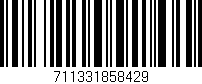 Código de barras (EAN, GTIN, SKU, ISBN): '711331858429'