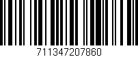 Código de barras (EAN, GTIN, SKU, ISBN): '711347207860'