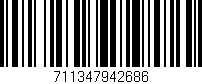 Código de barras (EAN, GTIN, SKU, ISBN): '711347942686'