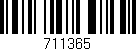 Código de barras (EAN, GTIN, SKU, ISBN): '711365'