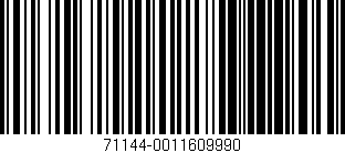 Código de barras (EAN, GTIN, SKU, ISBN): '71144-0011609990'