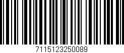 Código de barras (EAN, GTIN, SKU, ISBN): '7115123250089'