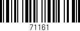 Código de barras (EAN, GTIN, SKU, ISBN): '71161'