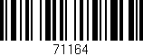 Código de barras (EAN, GTIN, SKU, ISBN): '71164'