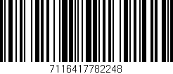 Código de barras (EAN, GTIN, SKU, ISBN): '7116417782248'
