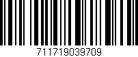 Código de barras (EAN, GTIN, SKU, ISBN): '711719039709'