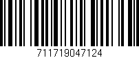 Código de barras (EAN, GTIN, SKU, ISBN): '711719047124'