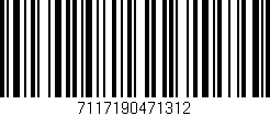 Código de barras (EAN, GTIN, SKU, ISBN): '7117190471312'