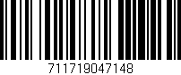 Código de barras (EAN, GTIN, SKU, ISBN): '711719047148'
