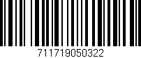 Código de barras (EAN, GTIN, SKU, ISBN): '711719050322'
