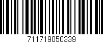 Código de barras (EAN, GTIN, SKU, ISBN): '711719050339'