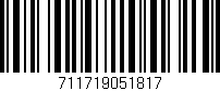 Código de barras (EAN, GTIN, SKU, ISBN): '711719051817'