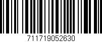 Código de barras (EAN, GTIN, SKU, ISBN): '711719052630'