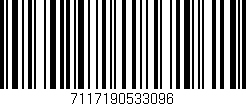 Código de barras (EAN, GTIN, SKU, ISBN): '7117190533096'