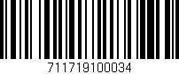 Código de barras (EAN, GTIN, SKU, ISBN): '711719100034'
