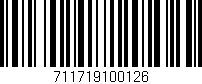 Código de barras (EAN, GTIN, SKU, ISBN): '711719100126'