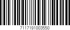Código de barras (EAN, GTIN, SKU, ISBN): '7117191003550'