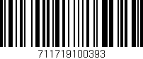 Código de barras (EAN, GTIN, SKU, ISBN): '711719100393'
