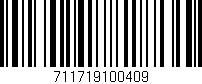 Código de barras (EAN, GTIN, SKU, ISBN): '711719100409'