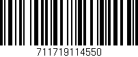 Código de barras (EAN, GTIN, SKU, ISBN): '711719114550'