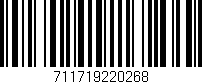 Código de barras (EAN, GTIN, SKU, ISBN): '711719220268'