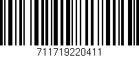 Código de barras (EAN, GTIN, SKU, ISBN): '711719220411'