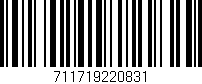 Código de barras (EAN, GTIN, SKU, ISBN): '711719220831'