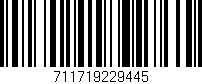 Código de barras (EAN, GTIN, SKU, ISBN): '711719229445'