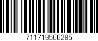 Código de barras (EAN, GTIN, SKU, ISBN): '711719500285'