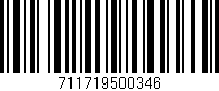 Código de barras (EAN, GTIN, SKU, ISBN): '711719500346'