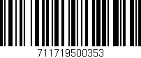Código de barras (EAN, GTIN, SKU, ISBN): '711719500353'