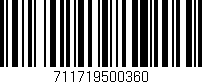 Código de barras (EAN, GTIN, SKU, ISBN): '711719500360'
