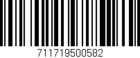 Código de barras (EAN, GTIN, SKU, ISBN): '711719500582'