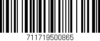 Código de barras (EAN, GTIN, SKU, ISBN): '711719500865'