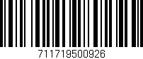Código de barras (EAN, GTIN, SKU, ISBN): '711719500926'