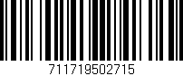 Código de barras (EAN, GTIN, SKU, ISBN): '711719502715'