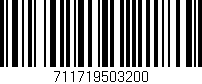 Código de barras (EAN, GTIN, SKU, ISBN): '711719503200'