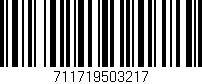 Código de barras (EAN, GTIN, SKU, ISBN): '711719503217'