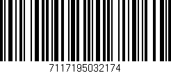 Código de barras (EAN, GTIN, SKU, ISBN): '7117195032174'