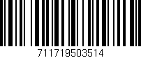 Código de barras (EAN, GTIN, SKU, ISBN): '711719503514'